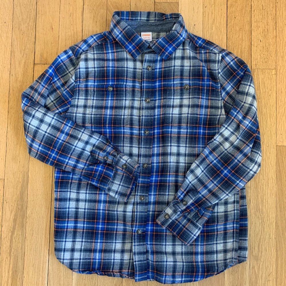 Gymboree Boys Flannel Shirt Size Large (10-12)